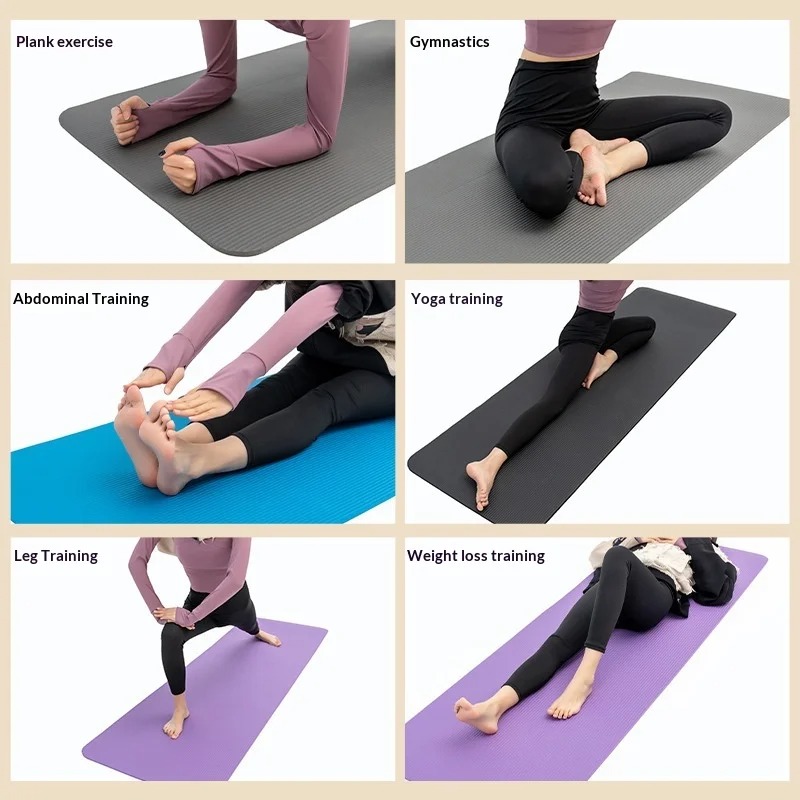Pilates Yoga Home Workout - Extra Thick Non Slip Yoga Mat