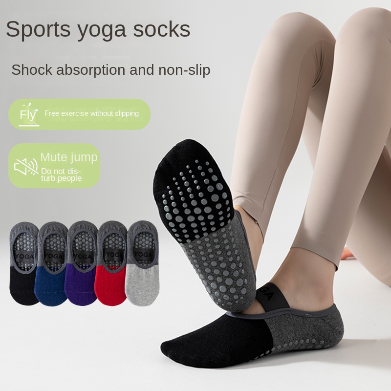 Pilates & Yoga Unleashed Studio - 5 pairs Cross-Border Professional Yoga Socks,