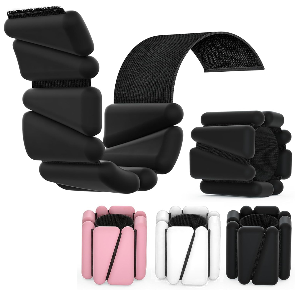 Pilates Yoga Home Workout - 2LBS/4LBS Adjustable Silicone Ankle & Wrist