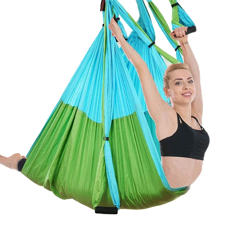 Pilates Yoga Aerial - 6 Handles Aerial Yoga Hammock Swing