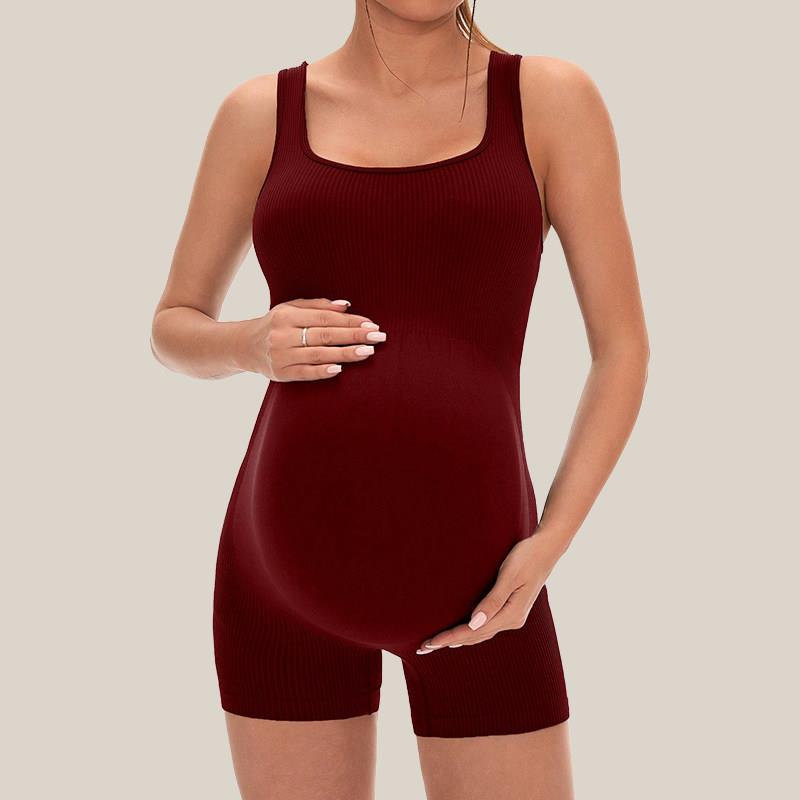 Pilates Yoga Clothes - Pregnant Women One-Piece Yoga Suit High