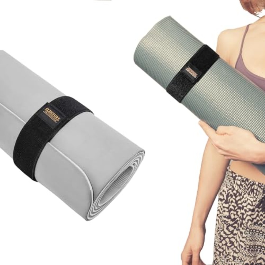 Pilates & Yoga Unleashed Studio - Adjustable Heavy-Duty Yoga Mat Strap -