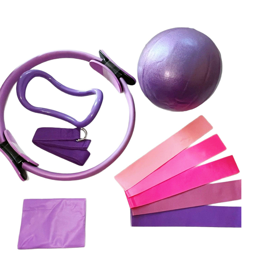 Pilates Yoga Home Workout - Customized LOGO 5-Piece Home Gym Resistance