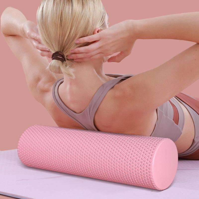 Pilates Yoga Home Workout - Yoga Roller Round EVA Foam Cylinder