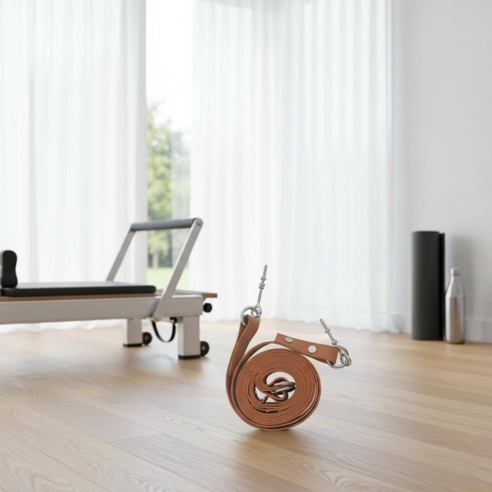 Pilates & Yoga Unleashed Studio - Reformer Double Loop Strap Comfortable Pilates