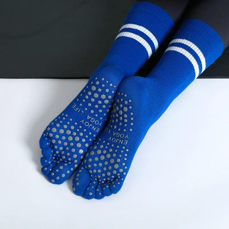 Pilates Yoga Hose - Women Breathable Yoga Socks Mid-tube Non-slip