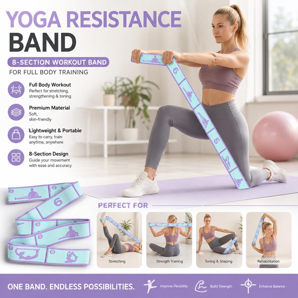 Elastic Yoga Resistance Band P - Pilates Yoga Sport review and price