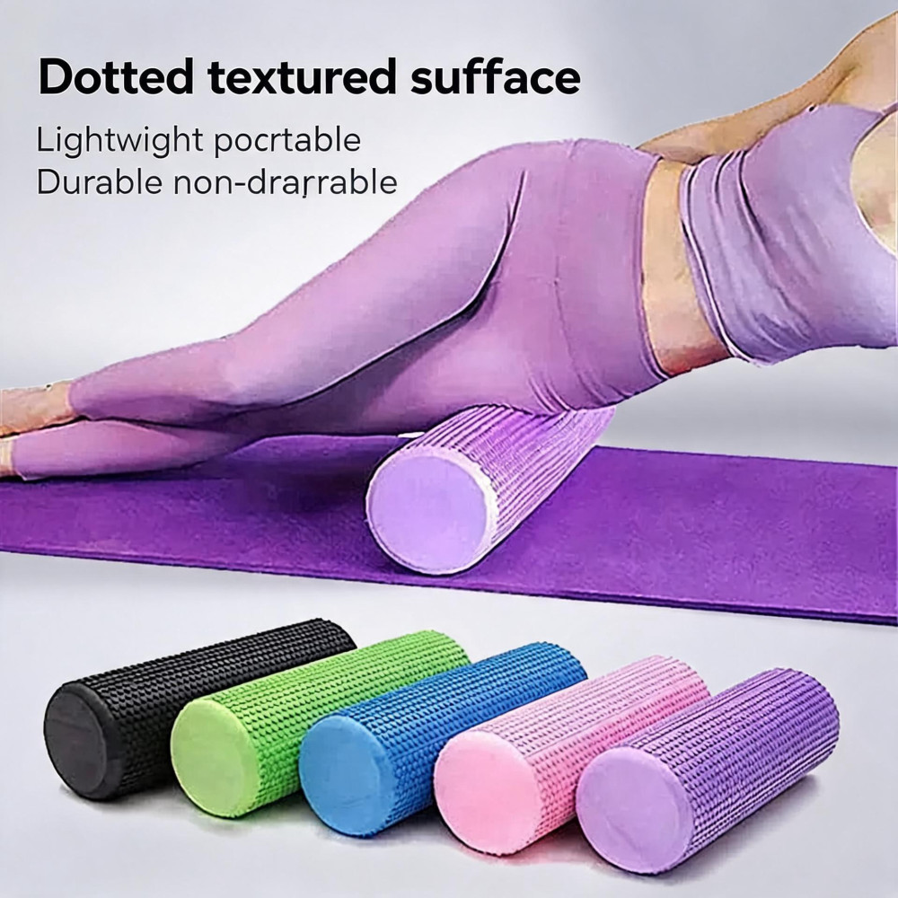 Yoga Roller Round EVA Foam Cyl - Pilates Yoga Home Workout review and price