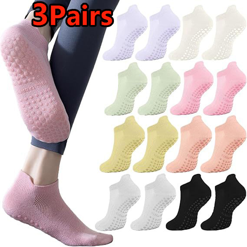 3 Pairs Yoga Socks for Women B - Pilates Yoga Hose review and price