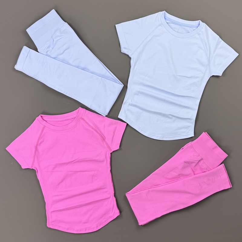2Piece Gym Set Women Raglan Sh - Pilates Yoga Clothes review and price