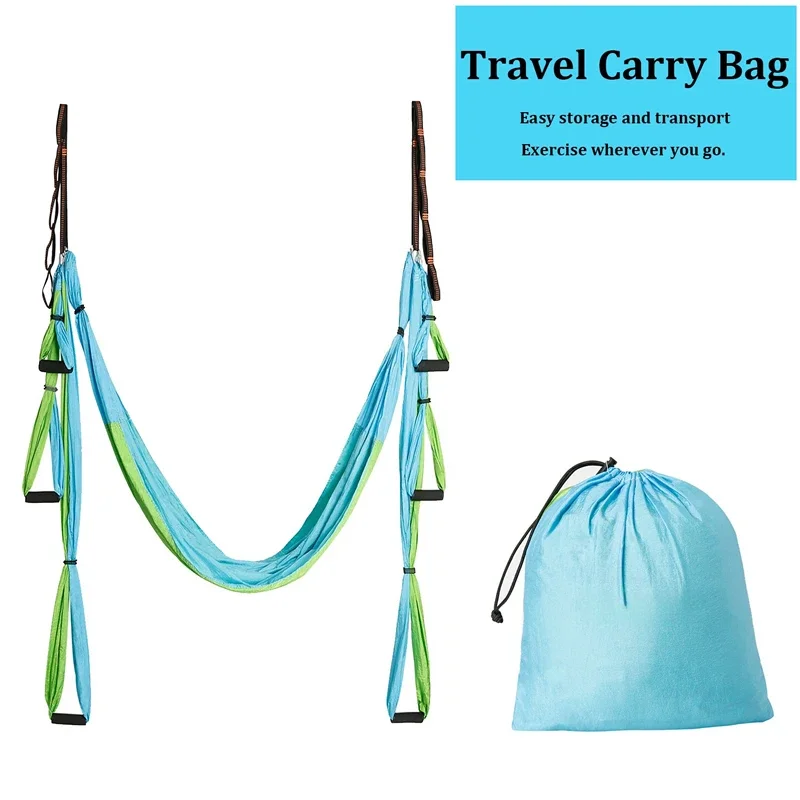 6 Handles Aerial Yoga Hammock  - Pilates Yoga Aerial review and price