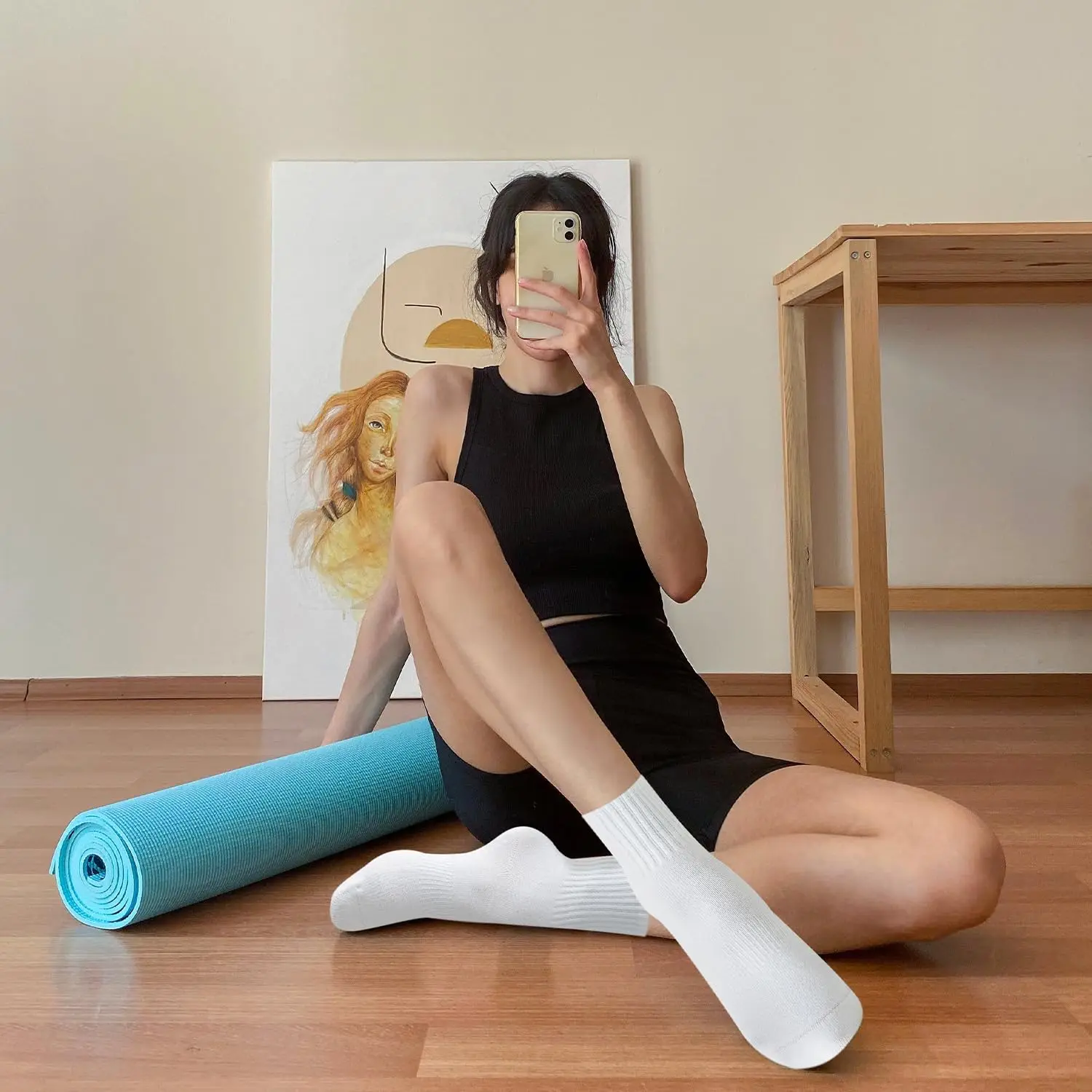 4 pairs of women's yoga socks, - Pilates & Yoga Unleashed Studio review and price