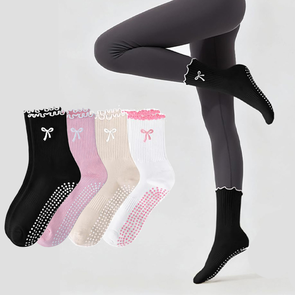 3 Pairs Non-Slip Grip Pilates  - Pilates Yoga Hose review and price