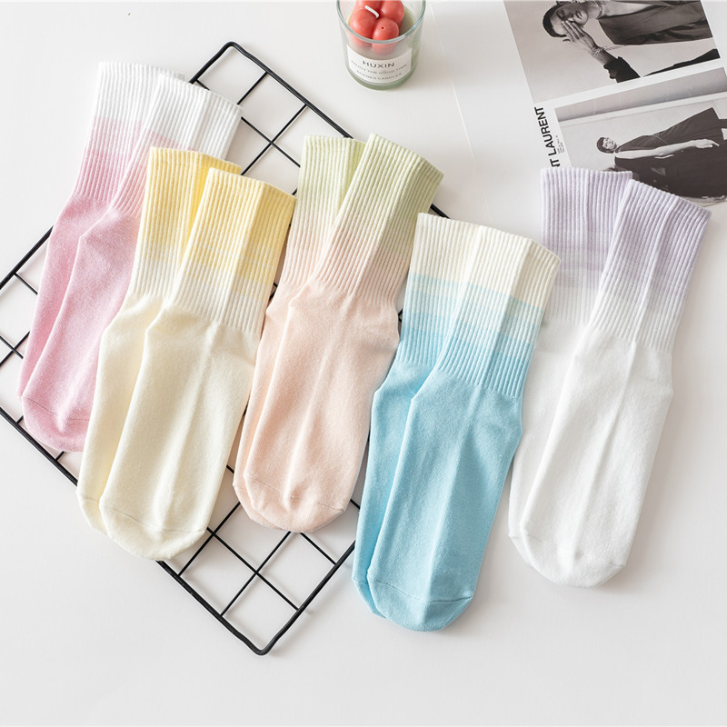 Girl Socks Gradual Change Colo - Yoga Pilates Girl review and price