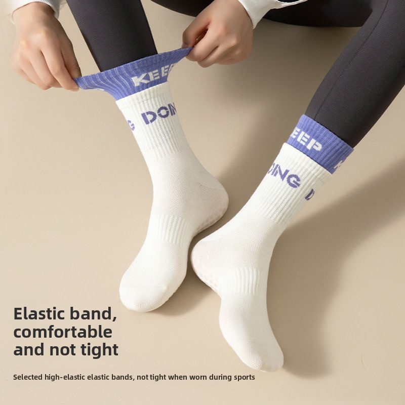 Mid Tube Yoga Socks Women Mid  - Pilates Yoga Hose review and price