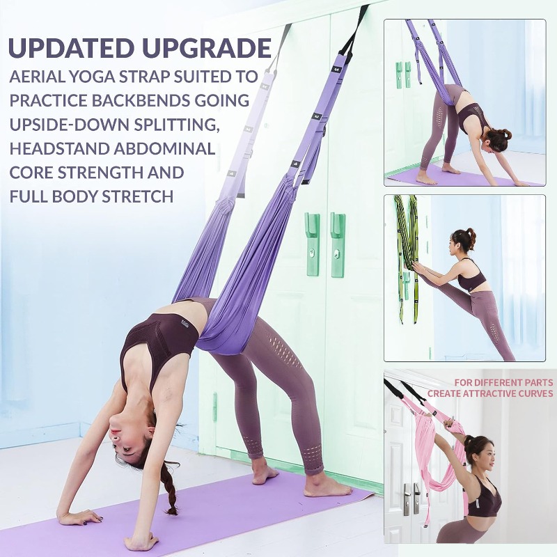 Adjustable Aerial Yoga Hammock - Pilates Yoga Aerial review and price