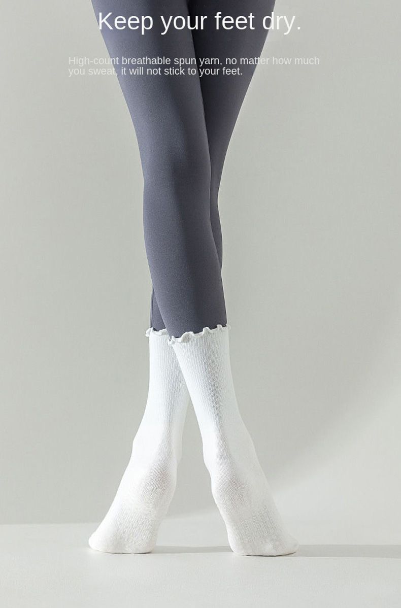 Yoga Socks, Boneless Mid Tube  - Pilates Yoga Hose review and price