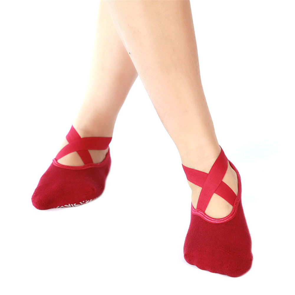 Women Yoga Socks Silicone Pila - Yoga Pilates Girl review and price