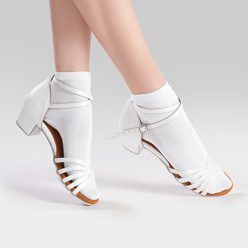 Girls Women Latin Socks White  - Yoga Pilates Girl review and price