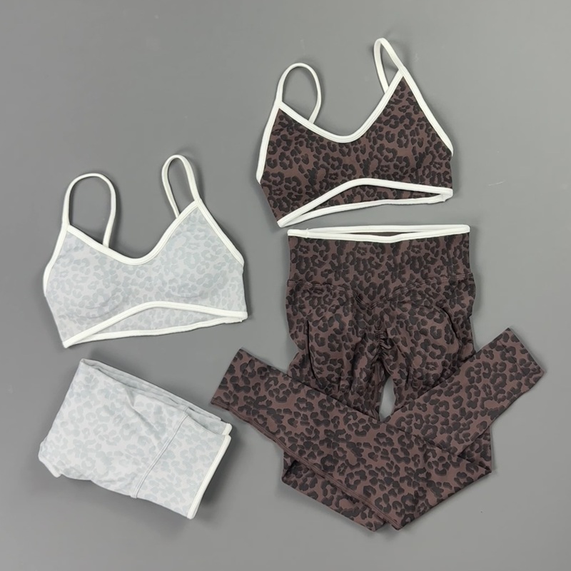 2 Pieces Yoga Set Women Leopar - Pilates Yoga Clothes review and price