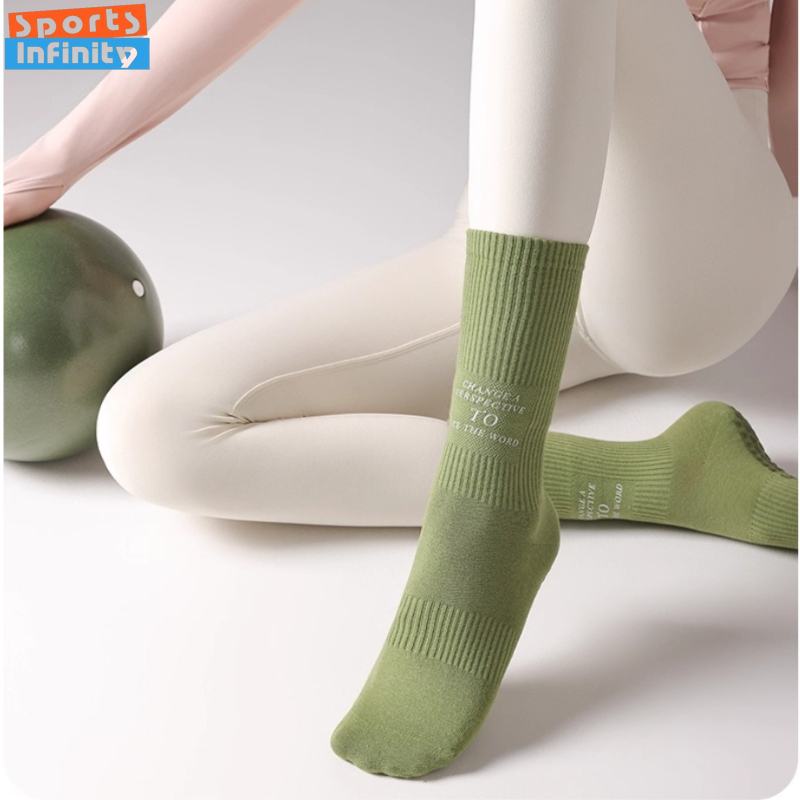 Mid Tube Yoga Socks Anti Slip  - Pilates Yoga Hose review and price