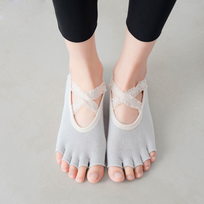 Five Finger Yoga Socks Lace Cr - Pilates Yoga Workout review and price
